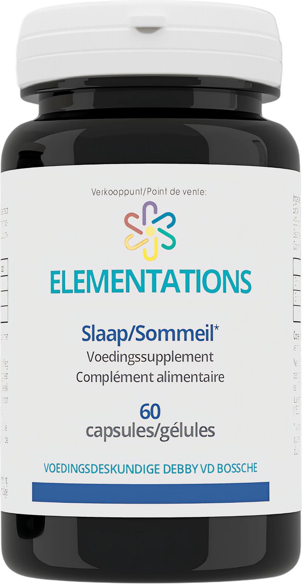 Goedkoopste Elementations Slaapsupplement - Met Melatonine, Eschscholzia Extract & Valeriaan - Natuurlijke Ondersteuning voor een Diepe en Herstellende Nachtrust