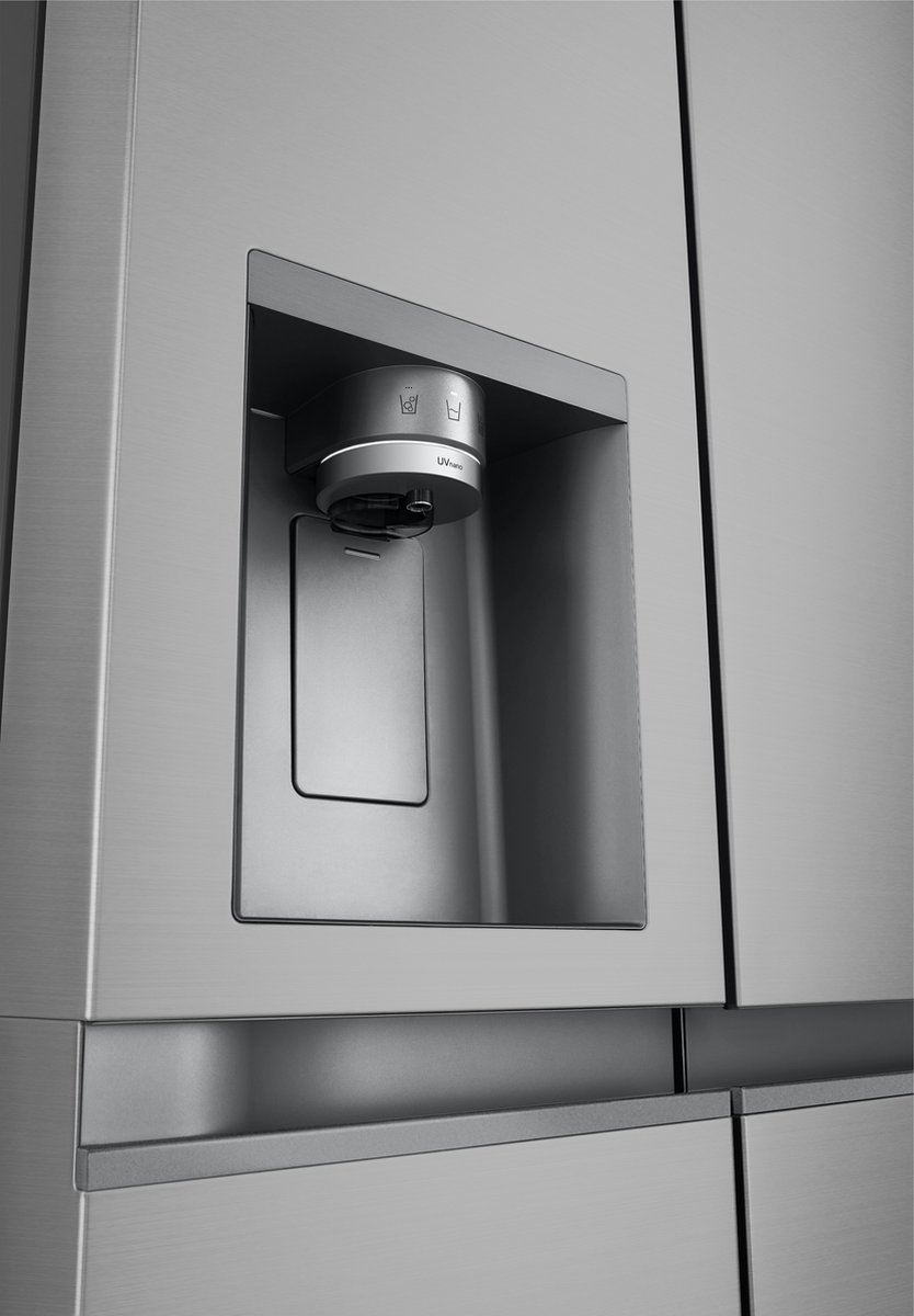 LG GSLE81PYBC Amerikaanse koelkast – 628L – Water- & ijsdispenser – WiFi LG ThinQ – Energieklasse C — afbeelding 5