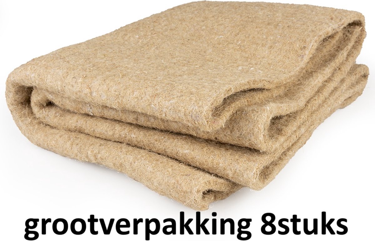 Duvoplus - Bodembedekking - Hennepmat 110x50cm - 8 stuks
