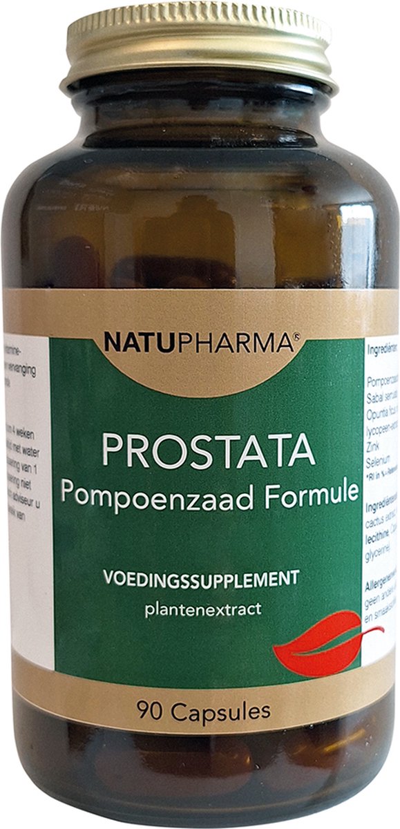 Natupharma Prostata Pompoenzaad formule - Voedingssupplement- 90 capsules