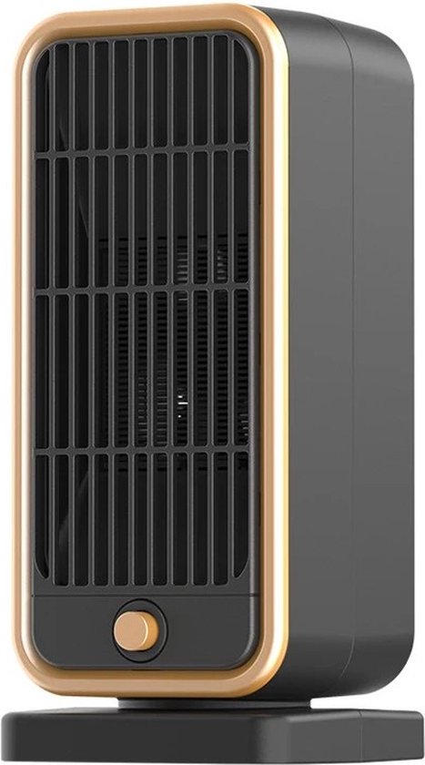 J&R Elektrische verwarming - Kachel - Draagbaar - Voetverwarmer - Bijverwarming - Compacte verwarming - 500W/220V - Zwart
