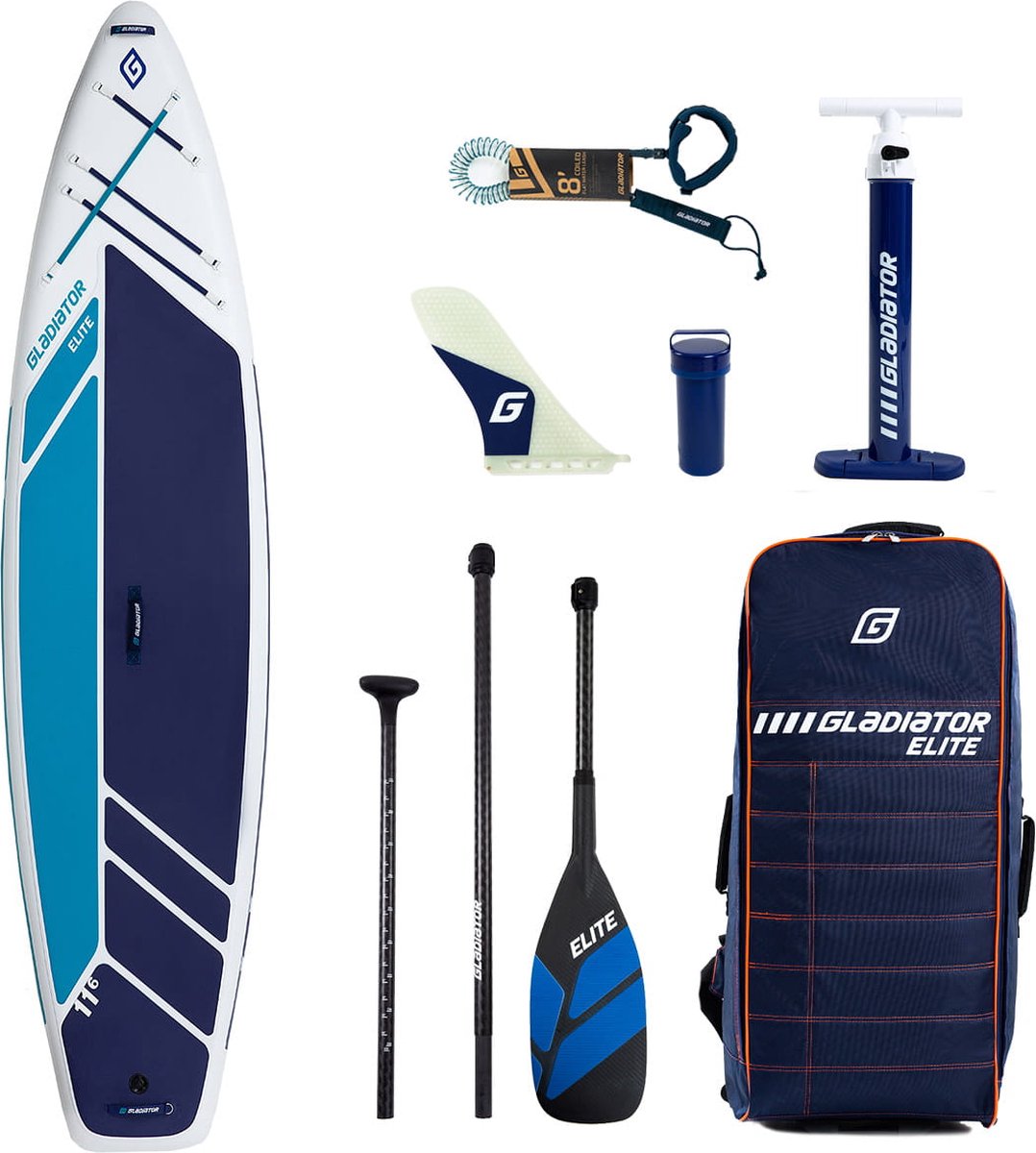 Gladiator Elite 11'6" Opblaasbaar SUP board