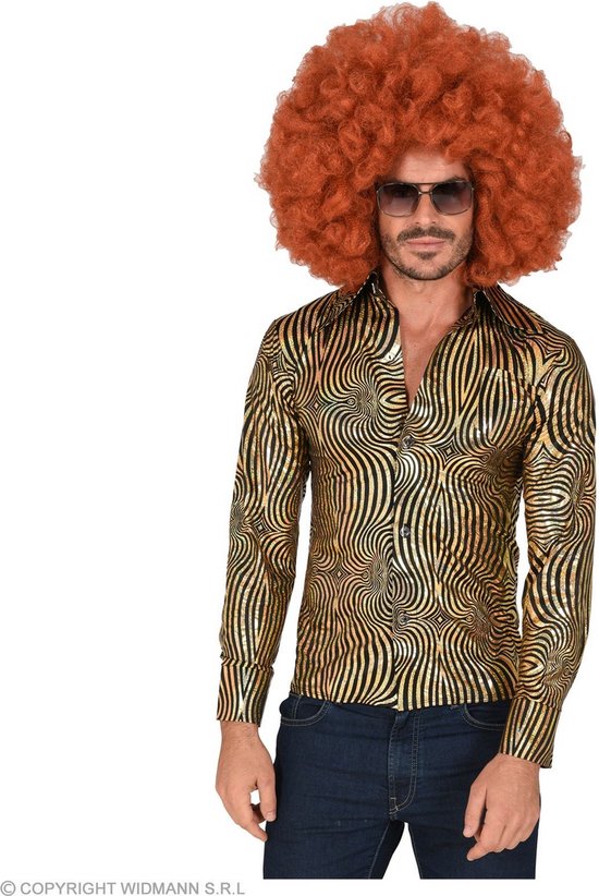 Costume des années 80 et 90 | Joe Disco Man exotique doré des années 70 | Petit moyen | Costume de carnaval | Déguisements