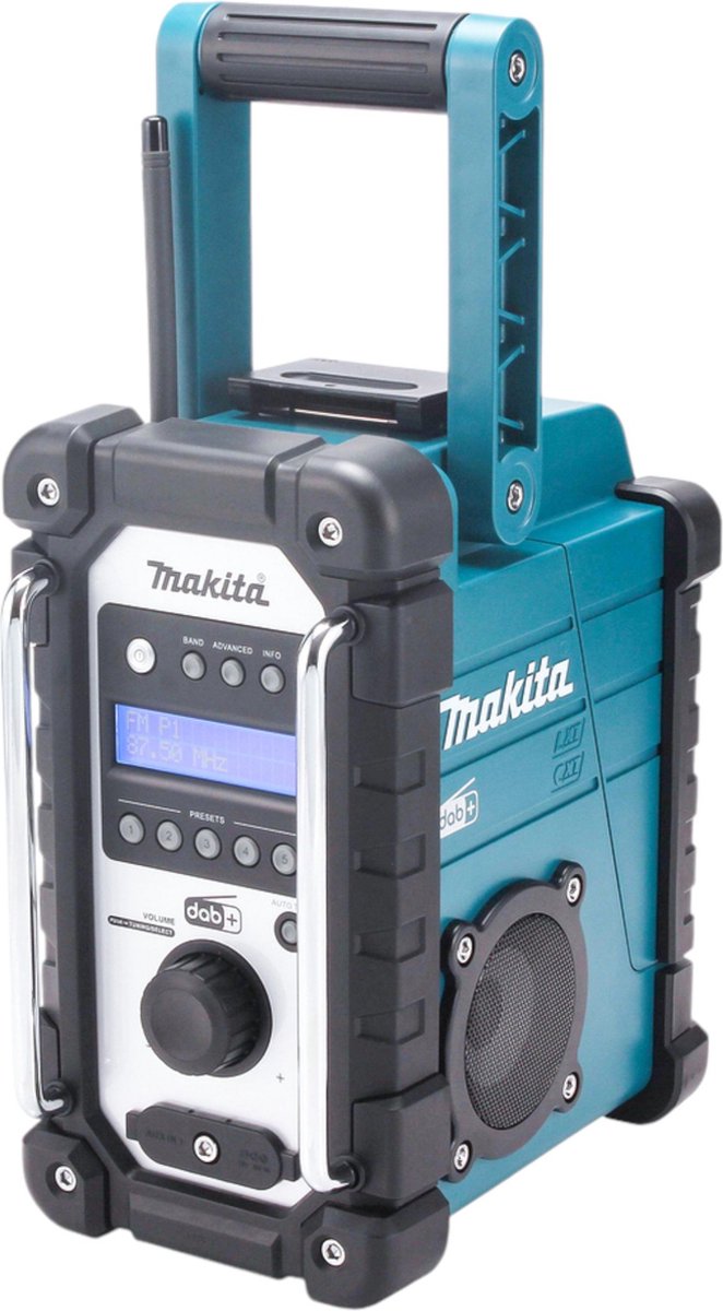 Makita DMR110N 7,2-18V accu bouwradio - AM/FM/DAB+