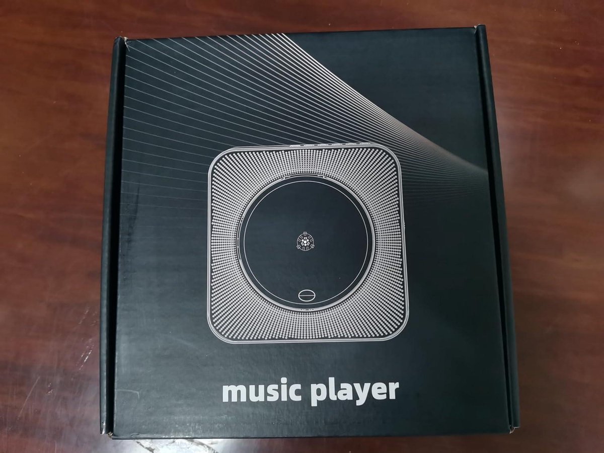 Bluetooth CD Speler Met FM Radio En Timer - Draagbare Thuis Muziekspeler Met Afstandsbediening En Stofhoes