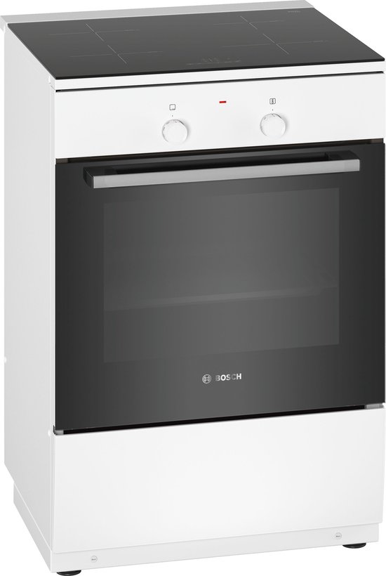 Bosch HLL09A020U - Serie 2 - Vrijstaand inductiefornuis - 3D hetelucht - Wit