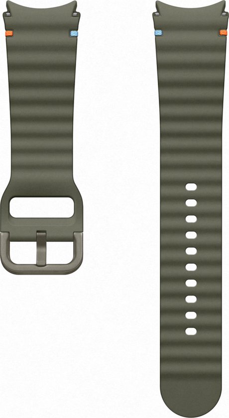 Foto: Origineel samsung smartwatch 20mm bandje sport band khaki m l 