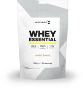 Bol.com Body & Fit Whey Essential - Eiwitpoeder - Proteine Poeder - 100% Whey Eiwitconcentraat - Whey Protein - Eiwitshakes - Va... aanbieding