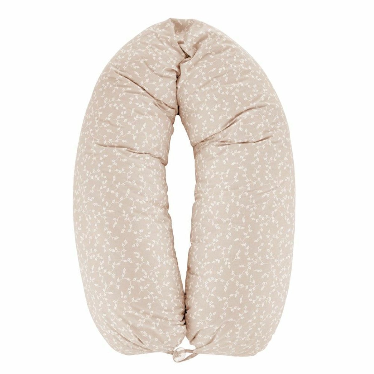 Bol.com Babyjem XL Voedingskussen / Zwangerschapskussen - Sand - Flower - 100% katoen aanbieding