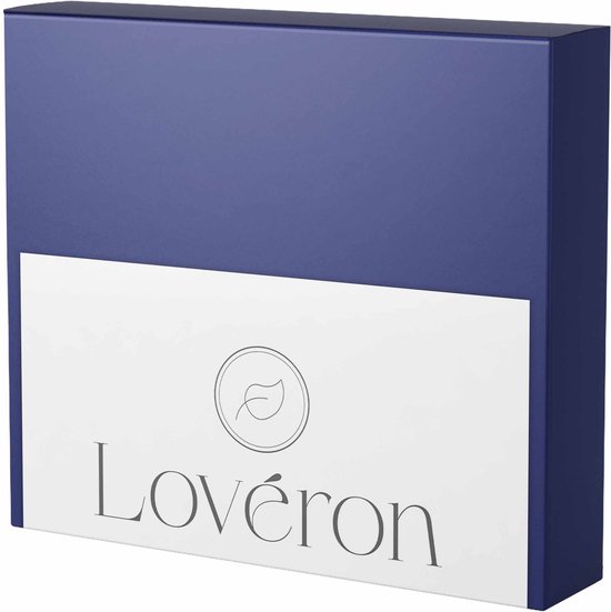 Taie d'oreiller Loveron - Katoen - 2 pièces - 50x50 cm - Blauw Marine