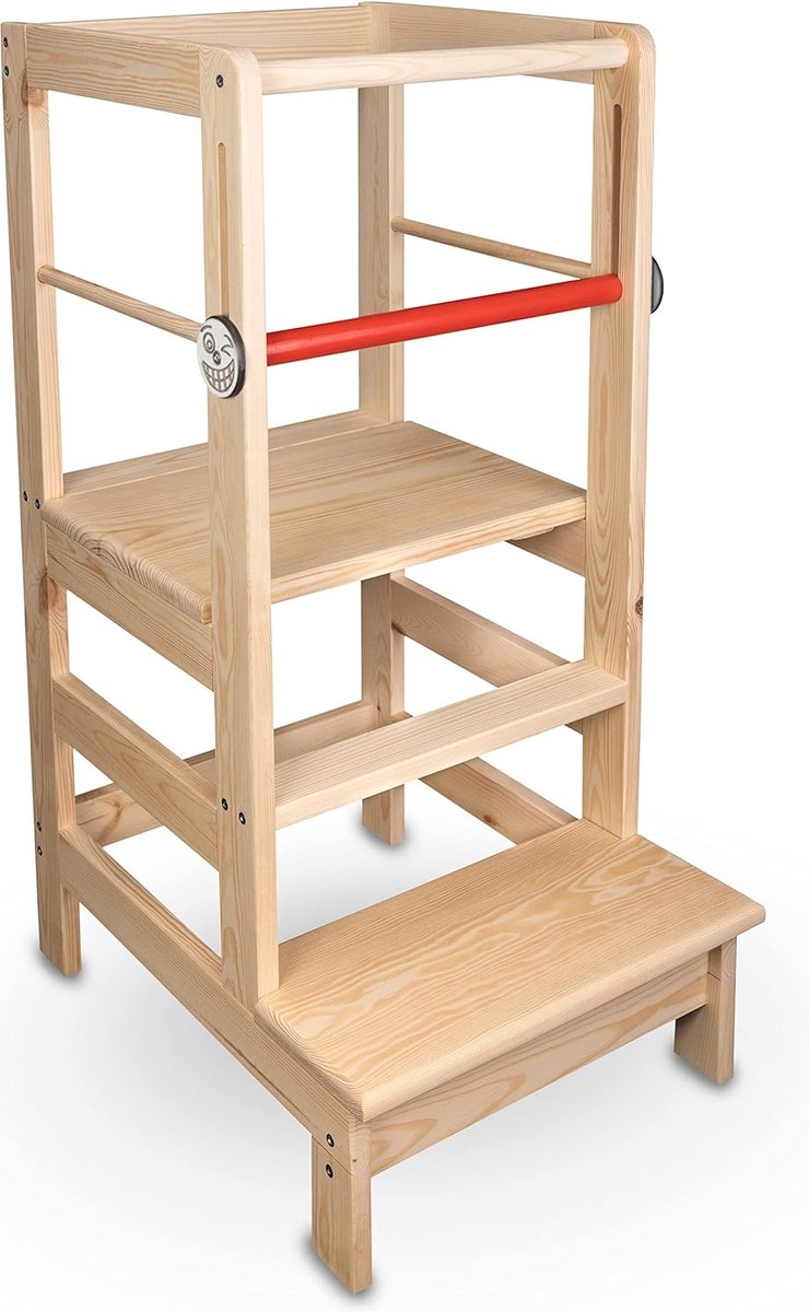 Goodivery ® Verstelbare Keukenhulp voor Kinderen met Valbescherming en Hoogteverstelling