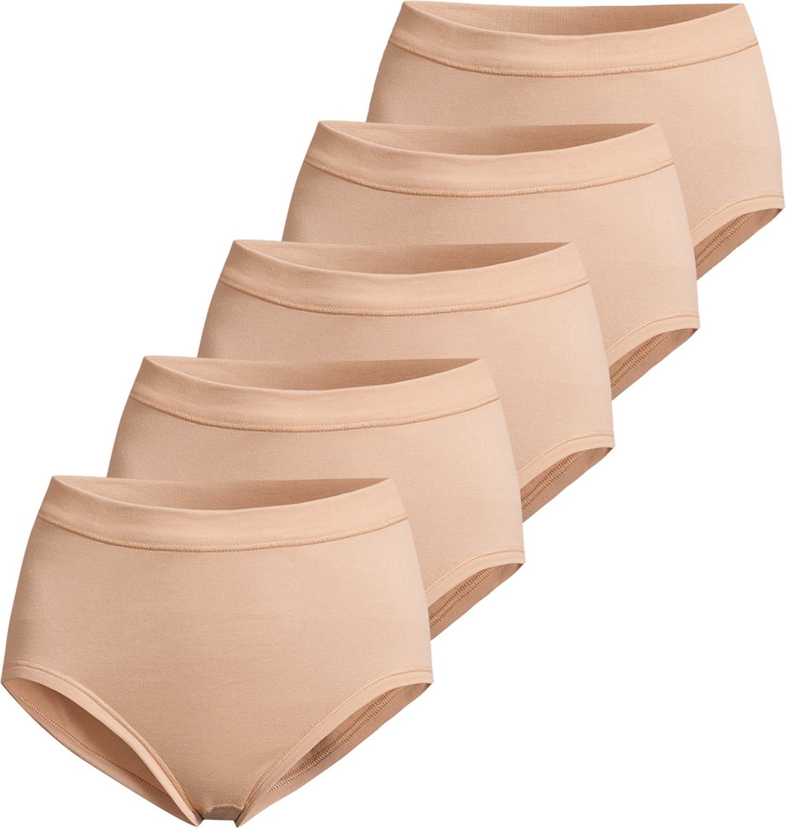 Conta Dames taille pants 5 pack fijnrib
