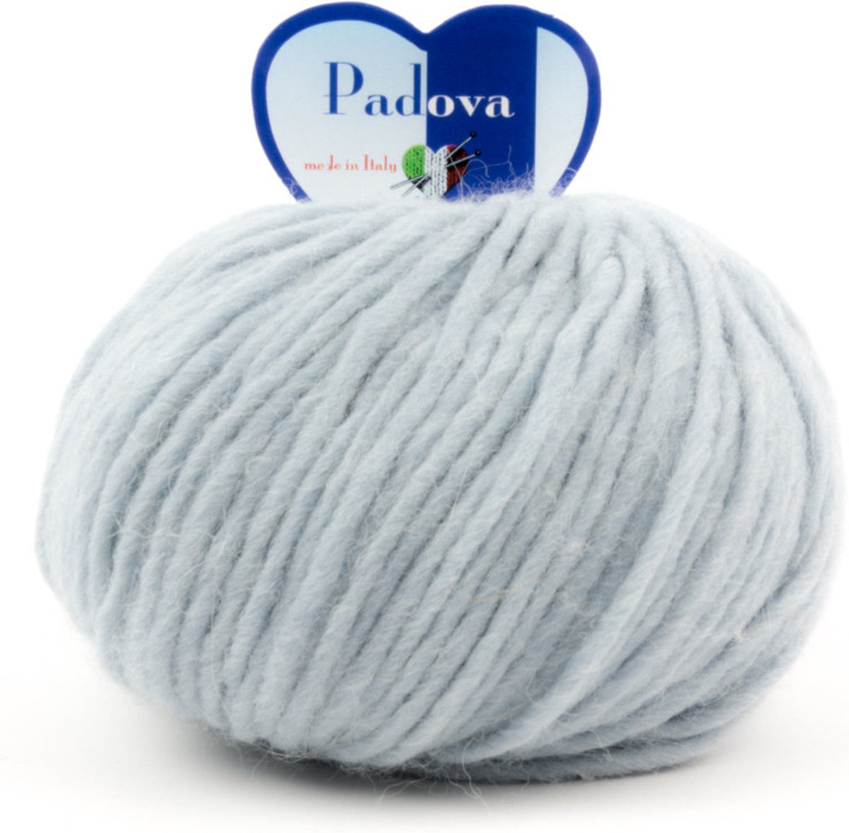 Tricot Cafè Tricot Café Padova Wol-alpacamix garen geschikt voor alle soorten werk Ideaal voor haakwerk Gemaakt in Italië Mix elegantie en kwaliteit 50g poederblauw 10