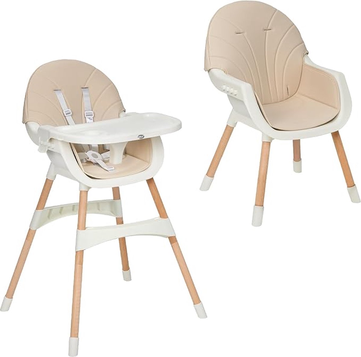 Equivera Babystoel Voor Aan Tafel - Kinderstoel - Babystoel - Baby Eetstoel - Baby Stoeltje Zitten Voor Thuis - Kinderzetel