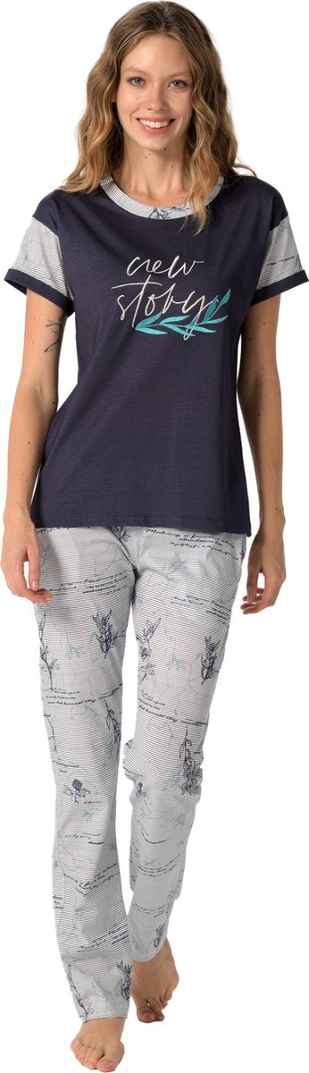 Pijadore - Dames Pyjama Set, Korte Mouwen - M