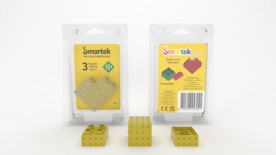 Starter Geel (Yellow) - #4 - Smartek Toys - Magnetische Bouwblokken