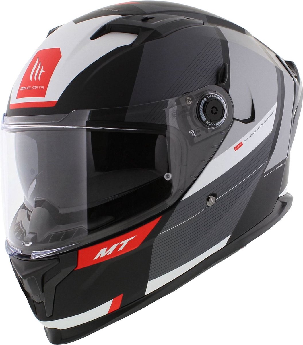 MT Braker SV helm Chento mat grijs zwart XL