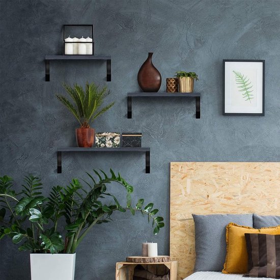 Lot De 2 étagères Flottantes De 30,5 Cm De Profondeur Pour Livres, étagères Murales Profondes En Bois Rustique Pour Rangement Et Présentation, étagères Murales Profondes De 5,1 Cm D'épaisseur Pour