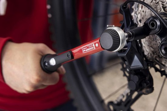 GEDORE red kit d'outils pour vélo avec clé dynamométrique 1/4, 21 pièces, 2,5 à 25 Nm, Adaptateur 3/8, Rallonge, Embouts, Sacoche de réparation