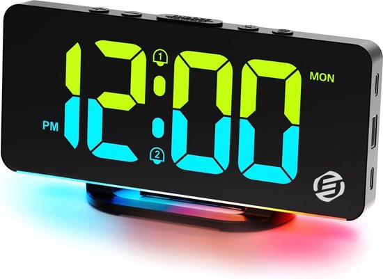 Equivera Radio Réveil Sur Secteur - Radio Réveil - Radio Réveil - Radio Réveil Avec Wekker - Radio Réveil Dab - Wekker Dab Radio