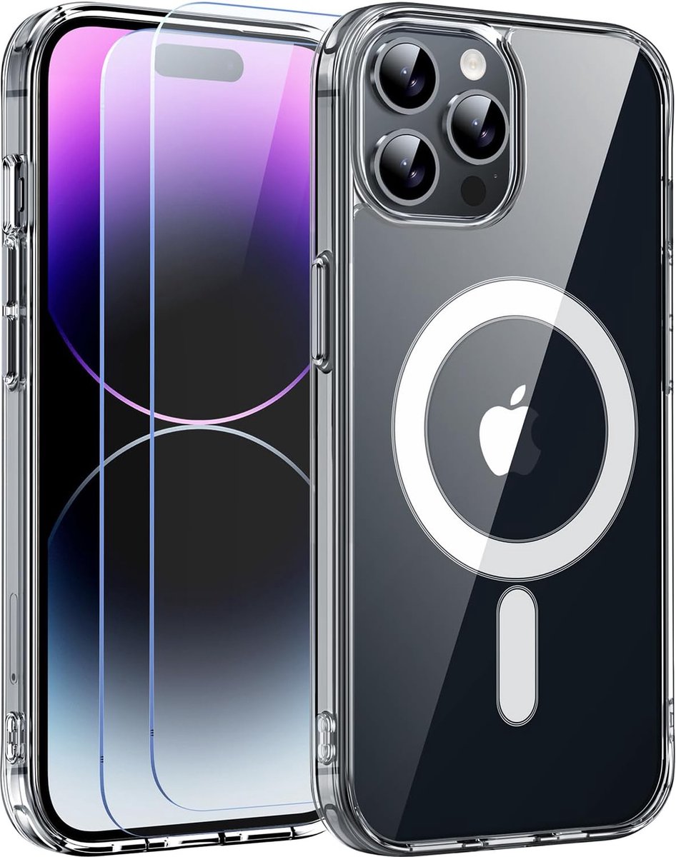 Magsafe Hoesje iPhone 16 - Inclusief 2 Geschikte Screenprotectors