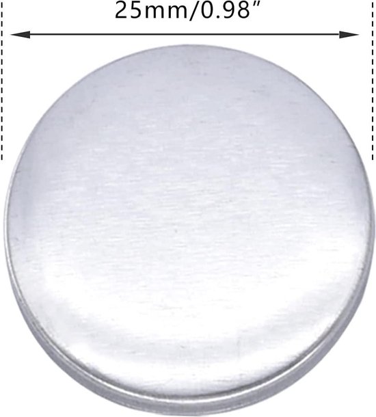 Badge Knop Pin Witte Pin Knop Badge Stukken Knoop Kit - Ronde