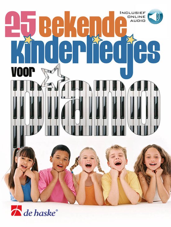 25 bekende kinderliedjes voor piano - cover