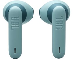 JBL Wave Flex 2 - Noise Cancelling Oordopjes - Oortjes Draadloos - Bluetooth - Open-fit In-ear - 40 uur speeltijd - IP54 - Blauw