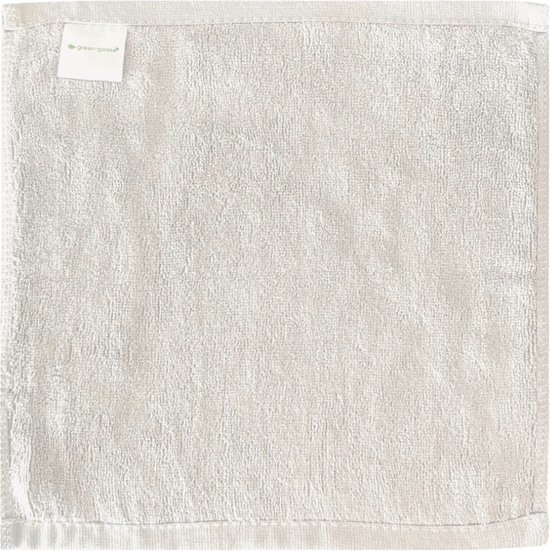 green-goose® Bamboe Doekjes - 12 Stuks - 26x26 cm - Wit - Duurzame Baby Spuugdoekjes - Gezicht Reinigingsdoekjes van green-goose® — afbeelding 4