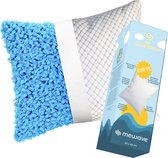 Bol.com Mewave Cloudy - Hoofdkussen - Afstelbaar - Memory Foam - Geschikt voor rug- zij- en buikslapers - Hervulbaar hoofdkussen... aanbieding