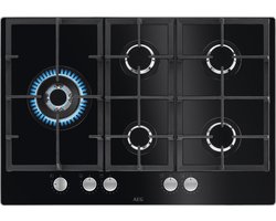 AEG HKB75820NB - 949631020 Zwart Ingebouwd 75 cm Gaskookplaat 5 zone(s)
