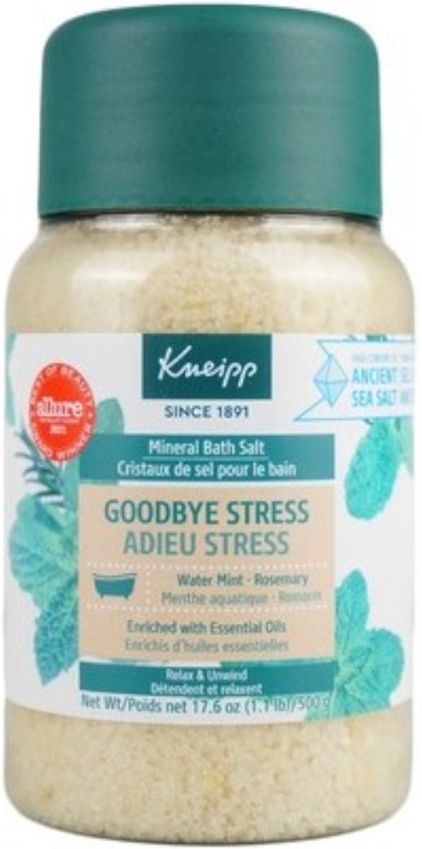 Goedkoopste Kneipp 500gr badzout goodbye stress