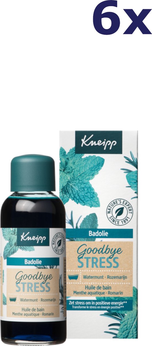 Goedkoopste 6x Kneipp 100ml badolie goodbye stress