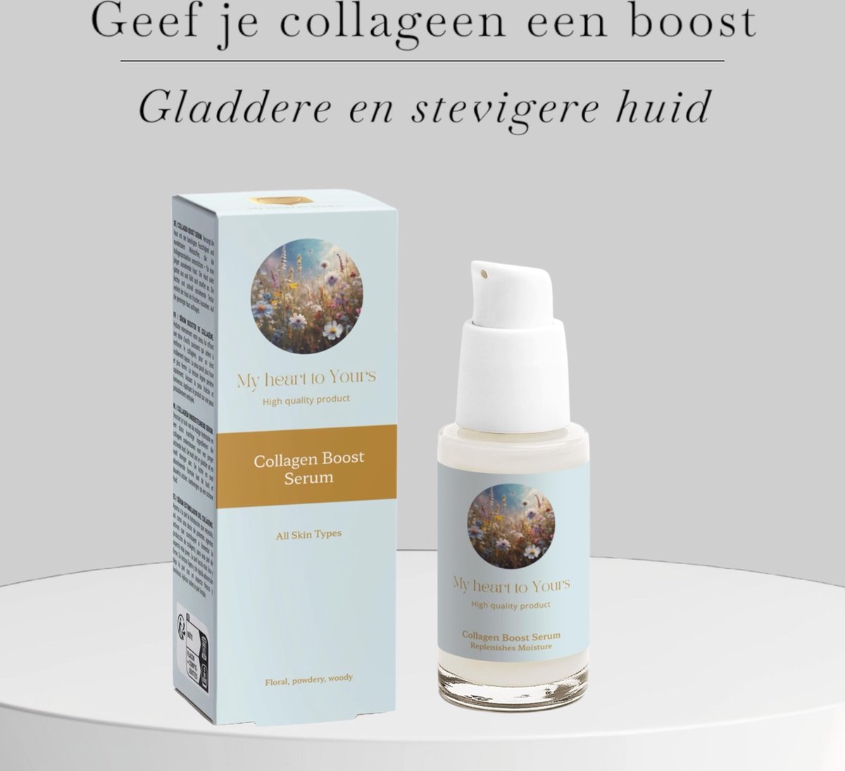 My heart to Yours - Soulstore - Luxe Collageen Boost Serum - 30ml - Biologisch -