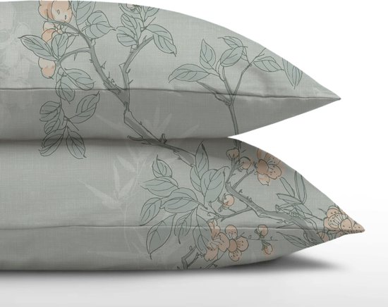 Zelesta Royalbed Kussenslopen Aqua Forest - Kussenslopen 60 x 70 set van 2