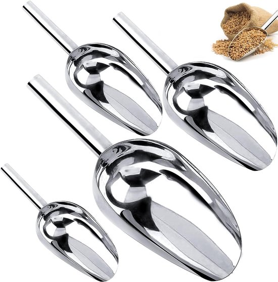 Pelle Et Pince à Glace En Inox – Or, 25 Cm Et 13 Cm, Idéales Pour Bonbons, Glaçons, Buffets, Bars