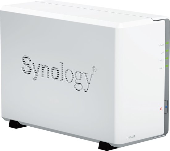 Synology DS223j - NAS - 2 bays - 0TB - Wit van Synology — afbeelding 2