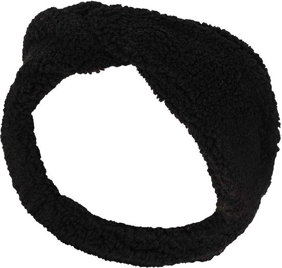 Sarlini - Bandeau filles - Teddy Wool - Zwart - Taille Unique