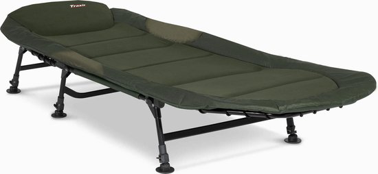 Foto: Traxis flat bed kampeerbed opvouwbaar 200 x 73 x 30 42 groen