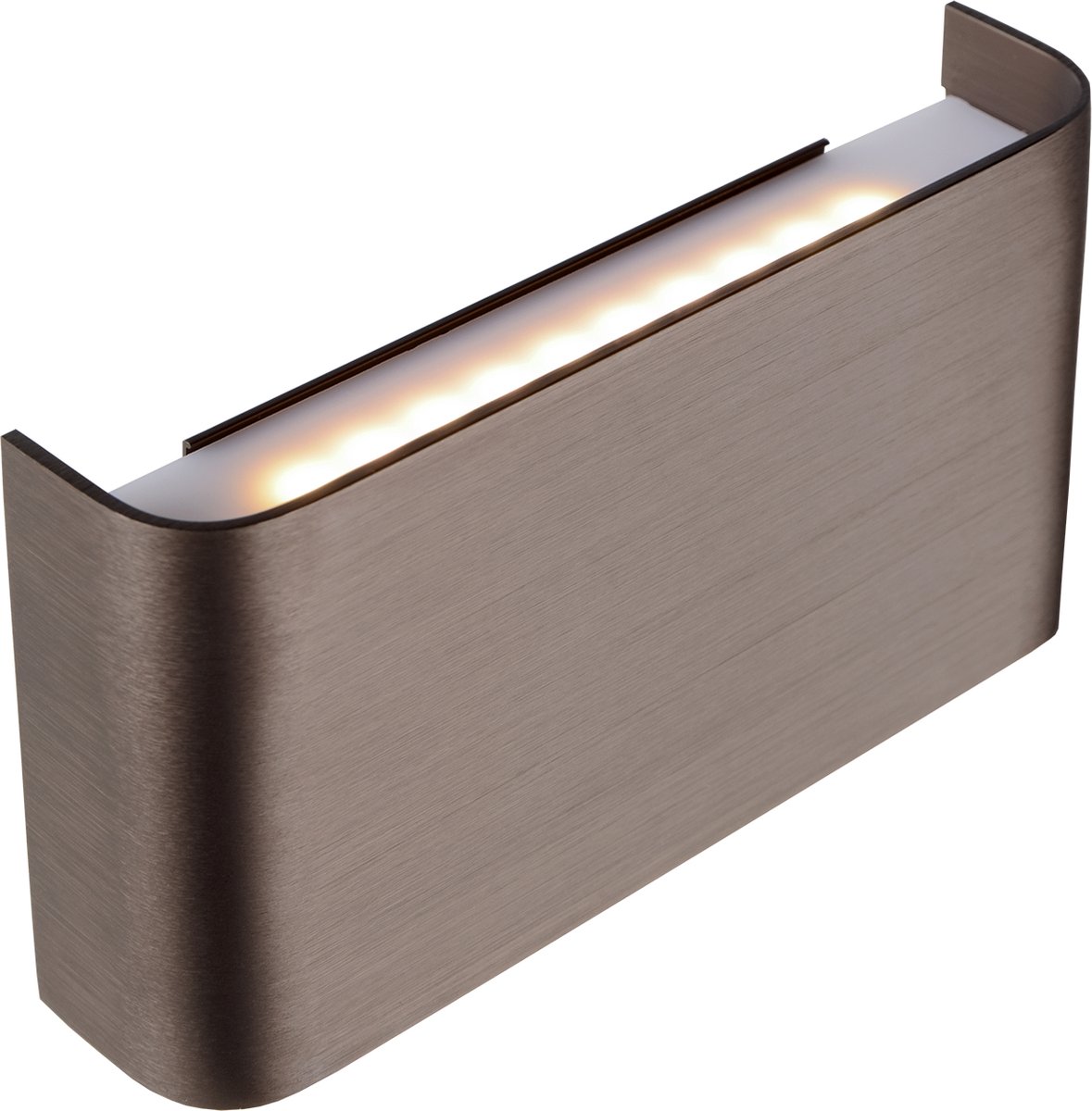 Atmooz - Wandlamp Aleki - Brushed Bronze - Up & Down Light - Geïntegreerde LED - 3000K Warm Licht - Moderne Verlichting