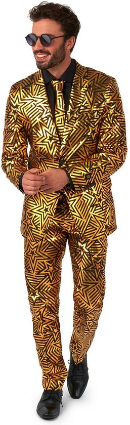 Gouden Disco Broek Heren - Stralend Jaren 70 Feest - Zorg voor Party