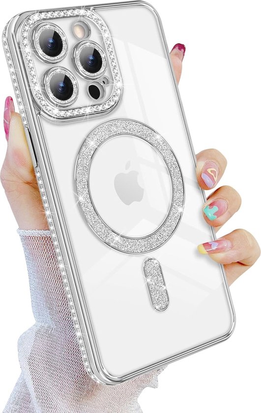 Coque IPhone 15 Pro Magnétique Grise, Compatible MagSafe, Neuve