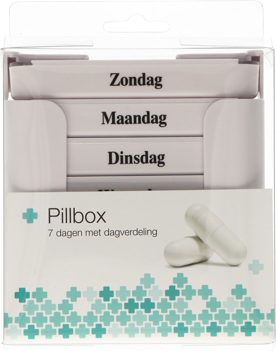 Goedkoopste Pillendoos Week 4 Vakken Per Dag Wit