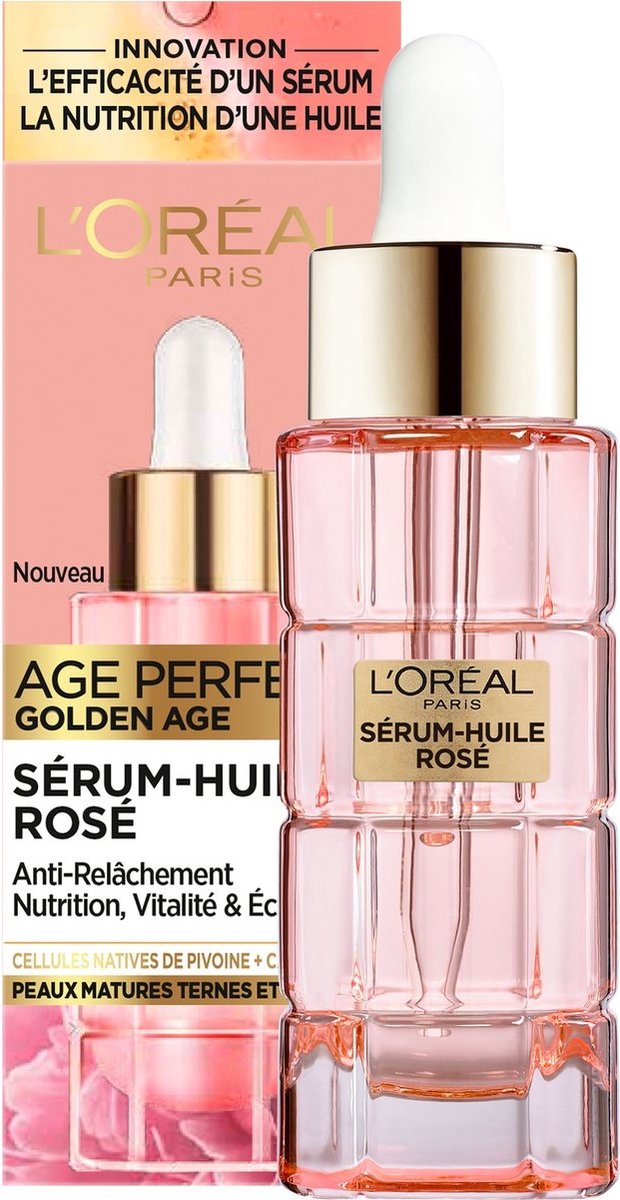 L'Oréal Paris Age Perfect Golden Age Sérum à l'huile rose éclat et raffermissement - 30 ml