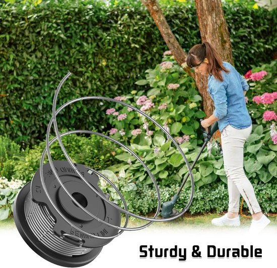 Strimmer spoel lijn, 3 STKS Φ1.65mm 4.9m String Trimmer Vervangende Spoel Lijn + geschikt voor F016F04557 Spoel Cover, Autofeed Nylon Spoelen geschikt voor Bosch ART 23 SL 26 SL Gras Trimmer — afbeelding 4