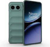 MobyDefend Hoesje - Geschikt voor OnePlus Nord 4 - TPU Gripcase - Groen