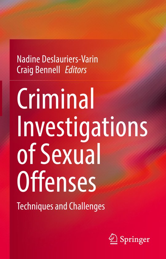 Criminal Investigations of Sexual Offenses - cover