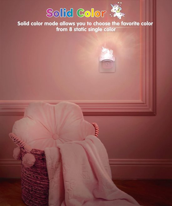 Lexium Nachtlampje Babykamer - Nachtlampje Baby - Nacht Lamp - Kinder Nachtlampje - Warm Wit - Kinderen & Baby van Lexium — afbeelding 5