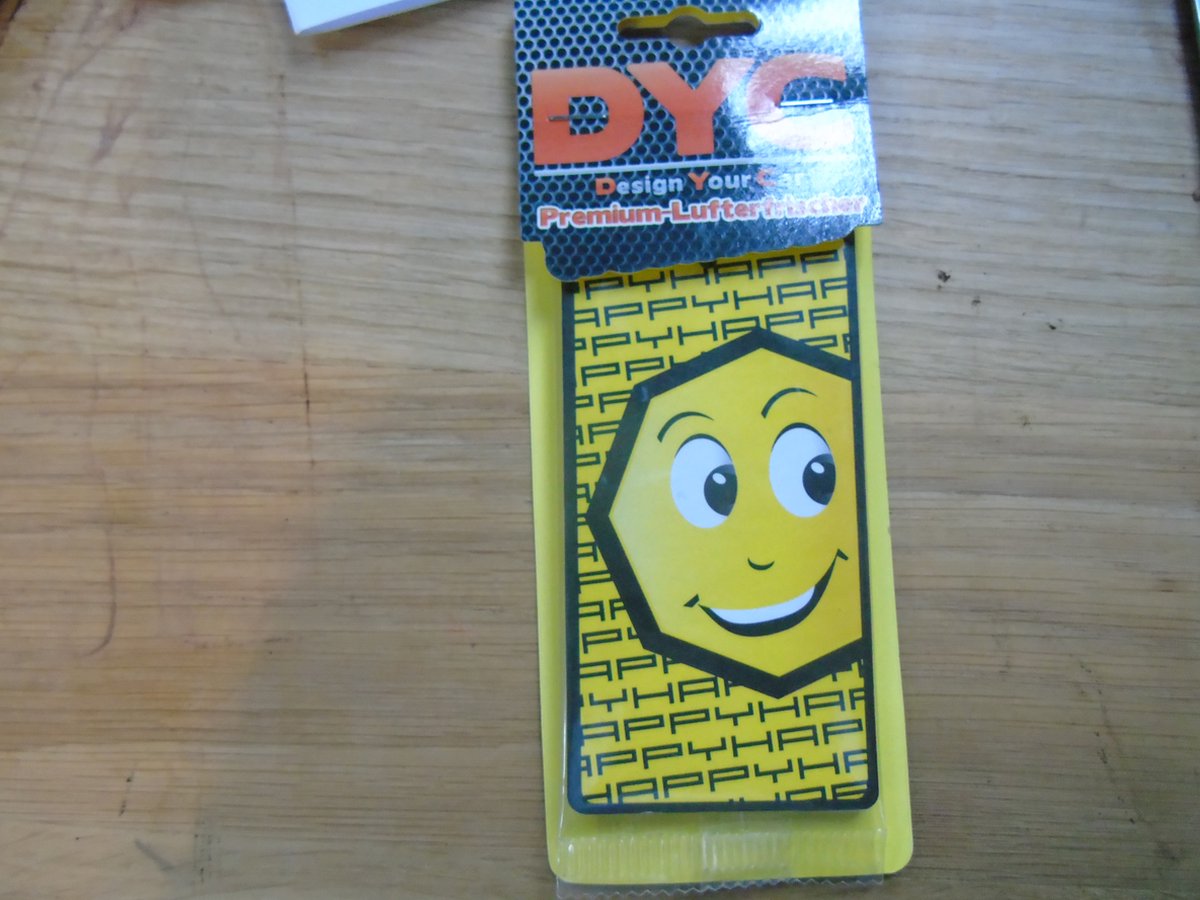 Goedkoopste DYC auto luchtverfrisser happy smiley
