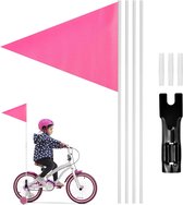 Fietswimpel, 2 stuks fietsvlaggen, 180 cm, fietswimpel verstelbaar, kinderfiets, veiligheidsvlag, reflecterende fietsvlagwimpel, geschikt voor kinderfietsen (oranje Fietswimpel, 2 stuks fietsvlaggen, 180 cm, fietswimpel verstelbaar, kinderfiets, veiligheidsvlag, reflecterende fietsvlagwimpel, geschikt voor kinderfietsen (oranje